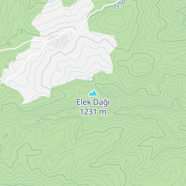 Map of Elek Dağı