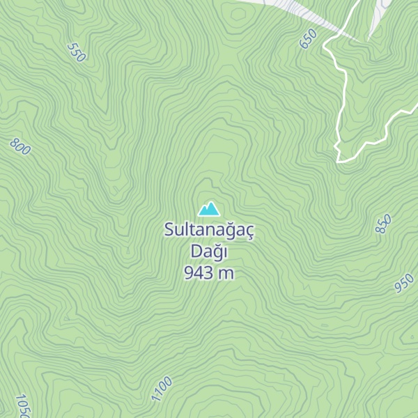 Map of Sultanağaç Dağı