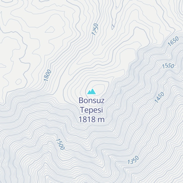 Map of Bonsuz Tepesi