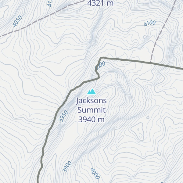 Map of Jacksons Summit