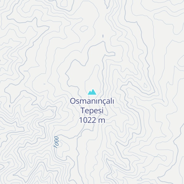 Map of Osmanınçalı Tepesi