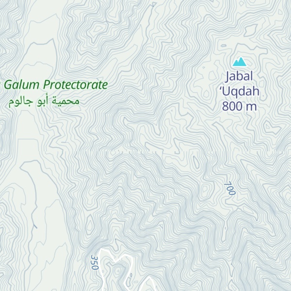 Map of Jabal ‘Umayyid