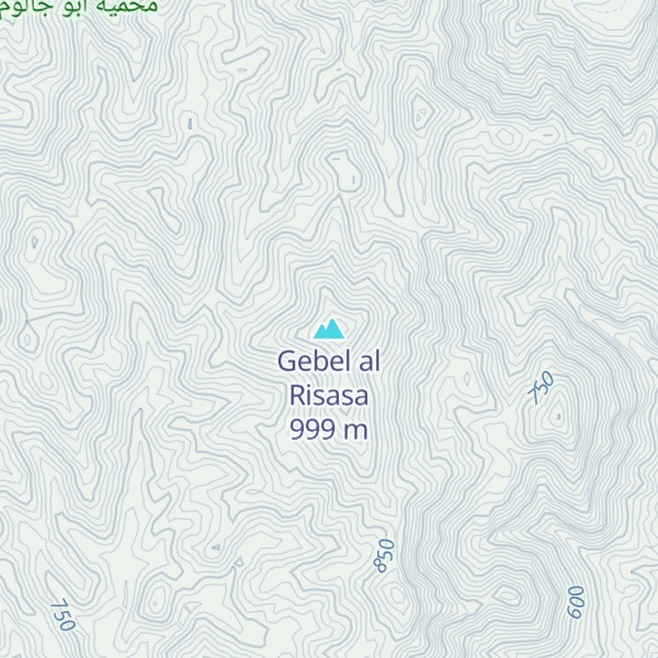 Map of Gebel al Risasa