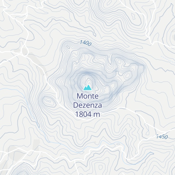 Map of Monte Dezenza