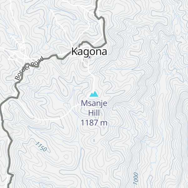 Map of Msanje Hill
