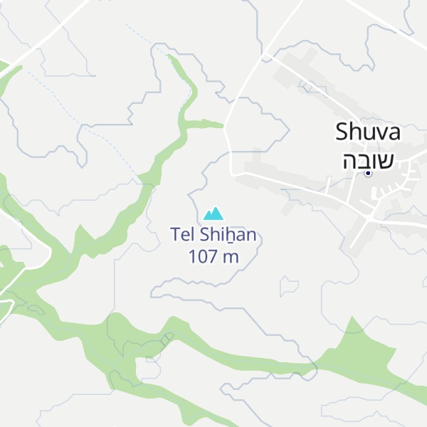 Map of Tel Shiẖan