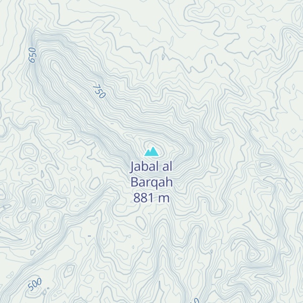 Map of Jabal al Barqah