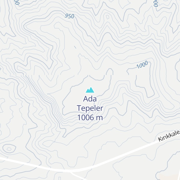 Map of Ada Tepeler