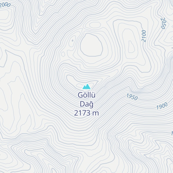 Map of Göllü Dağ