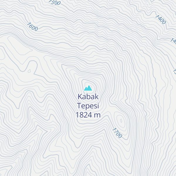 Map of Kabak Tepesi