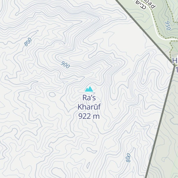 Map of Ra’s Kharūf