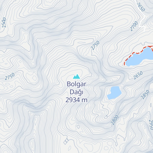 Map of Bolgar Dağı