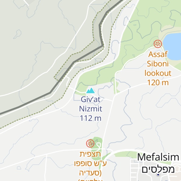 Map of Giv‘at Nizmit