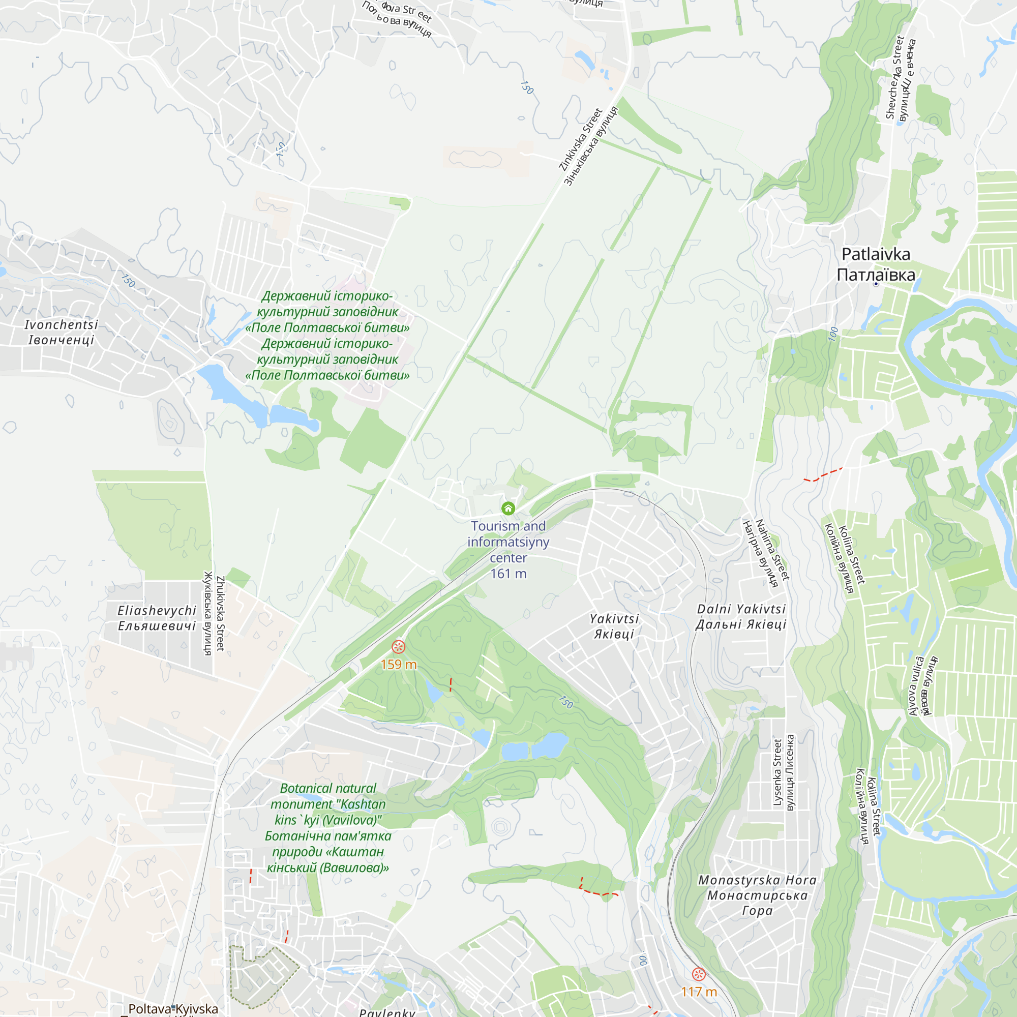 Tourism and informatsiyny center map