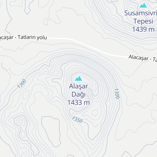 Map of Alaşar Dağı