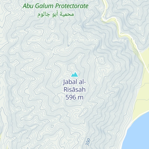 Map of Jabal al-Risāsah