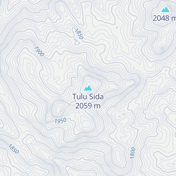 Map of Tulu Sida