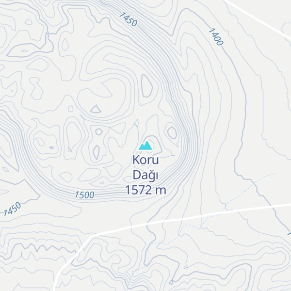 Map of Koru Dağı
