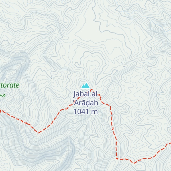 Map of Jabal al ‘Arāḑah