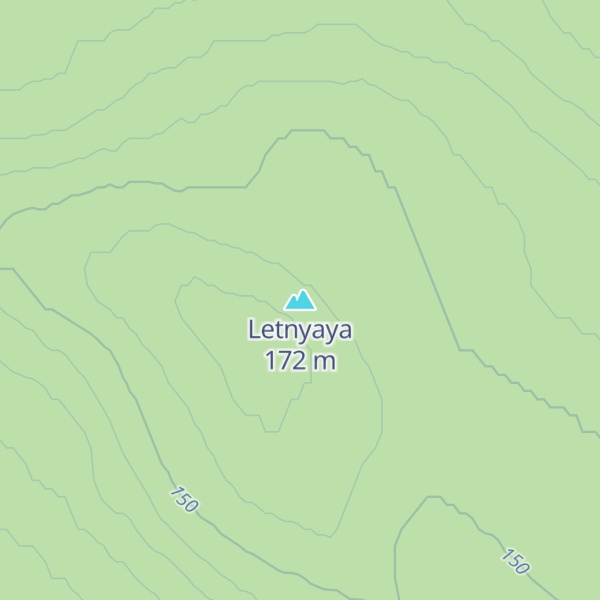 Map of Letnyaya