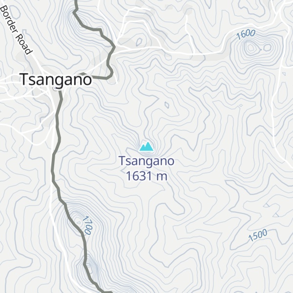 Map of Tsangano