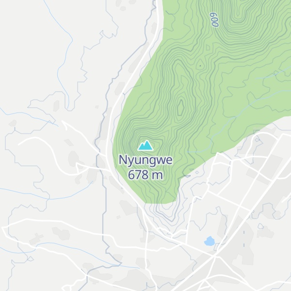 Map of Nyungwe