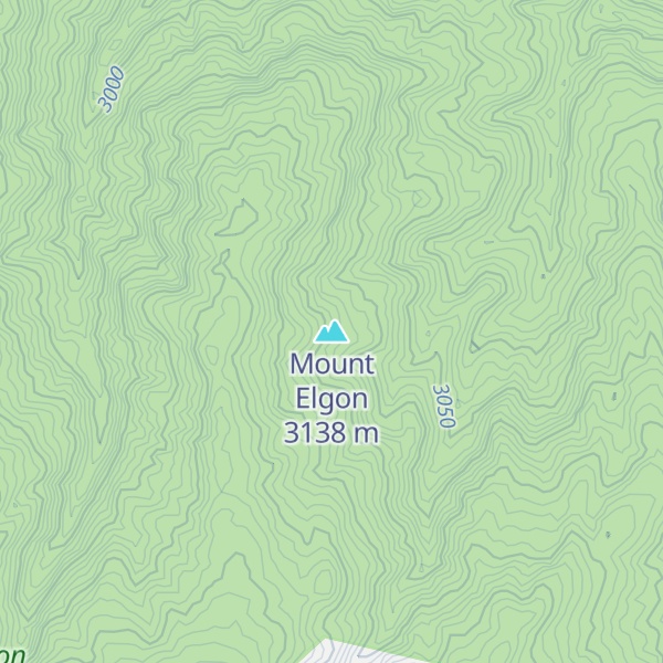 Map of Mount Elgon