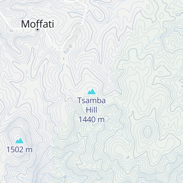 Map of Tsamba Hill
