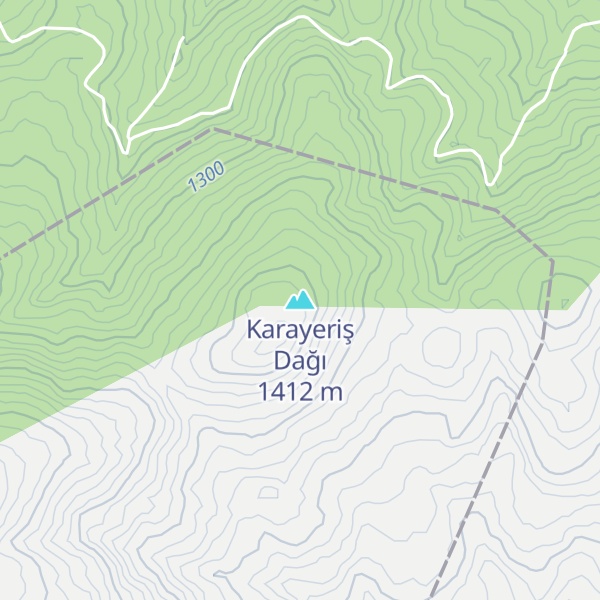 Map of Karayeriş Dağı