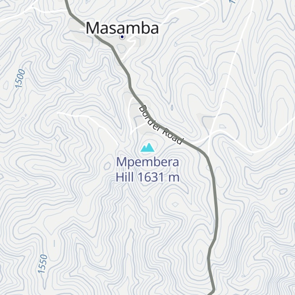 Map of Mpembera Hill