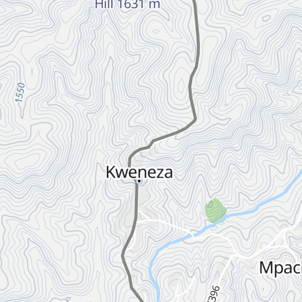 Map of Kweneza