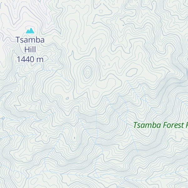 Map of Tsmaba Hill