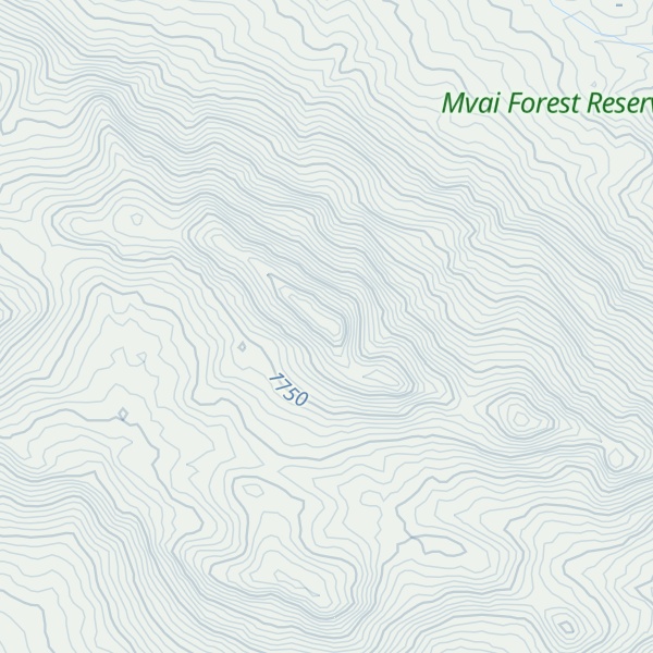 Map of Mount Mvai