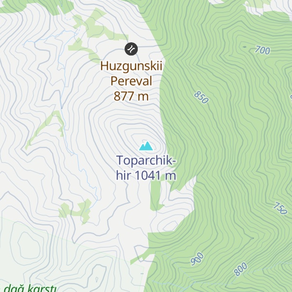 Map of Toparchik-hir