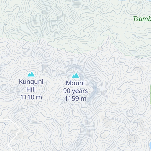 Map of Mount 90 years