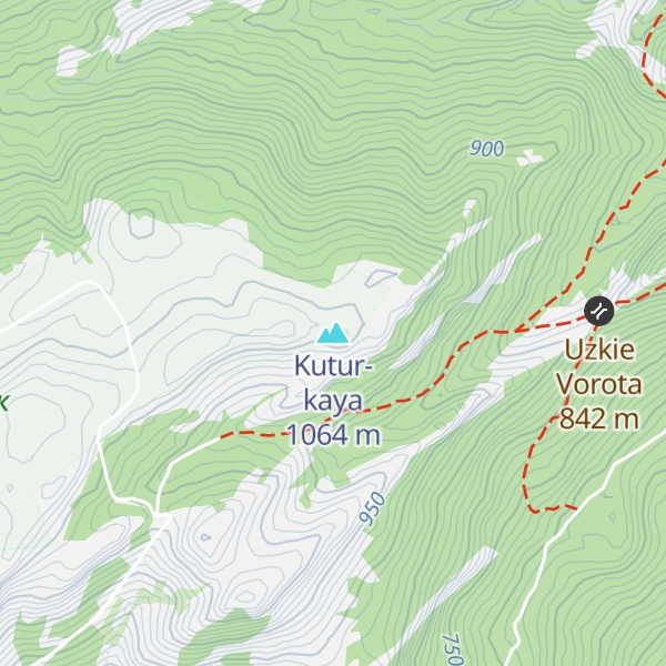 Map of Kutur-kaya