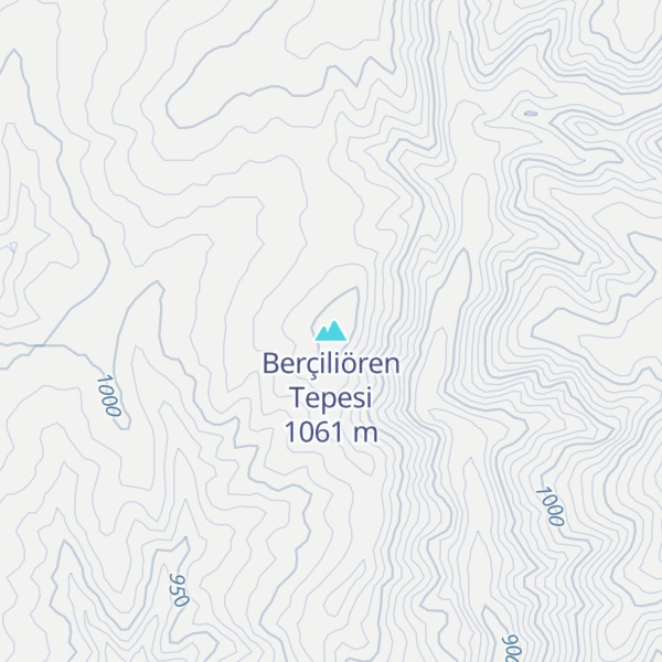 Map of Berçiliören Tepesi
