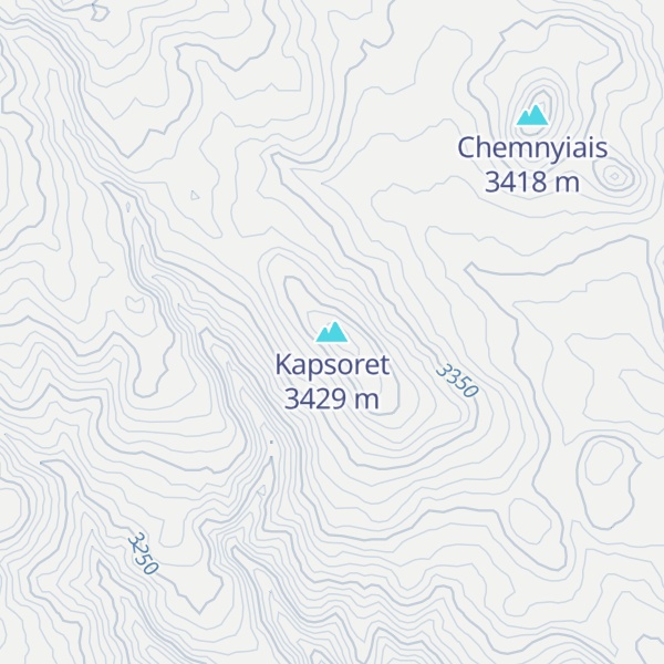 Map of Kapsoret