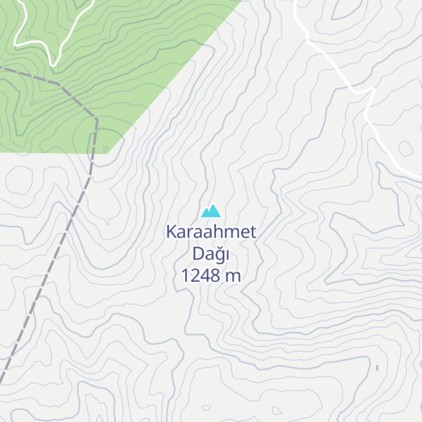 Map of Karaahmet Dağı