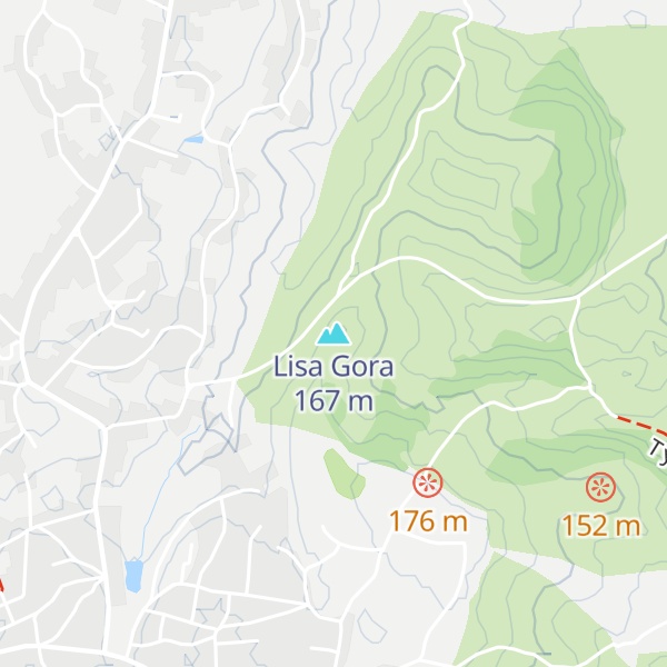 Map of Lisa Gora