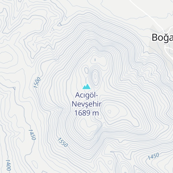 Map of Acıgöl-Nevşehir