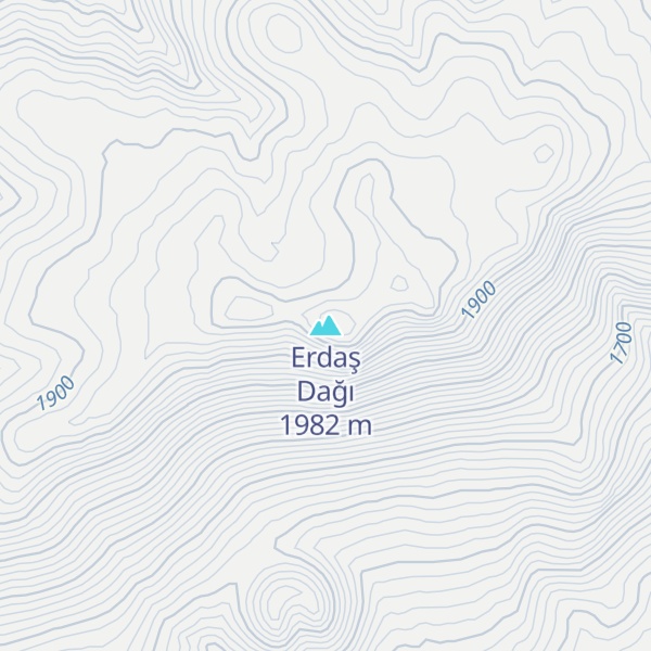 Map of Erdaş Dağı