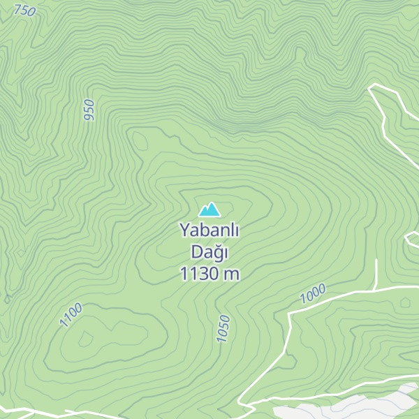 Map of Yabanlı Dağı