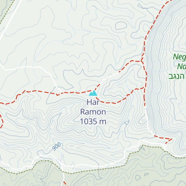 Map of Har Ramon