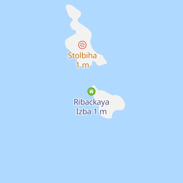 Map of Ribackaya Izba