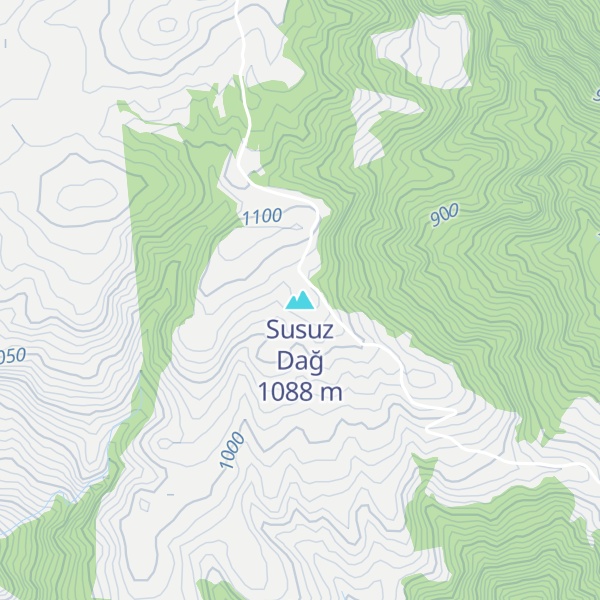 Map of Susuz Dağ