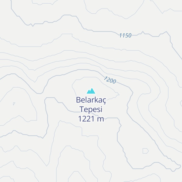 Map of Belarkaç Tepesi