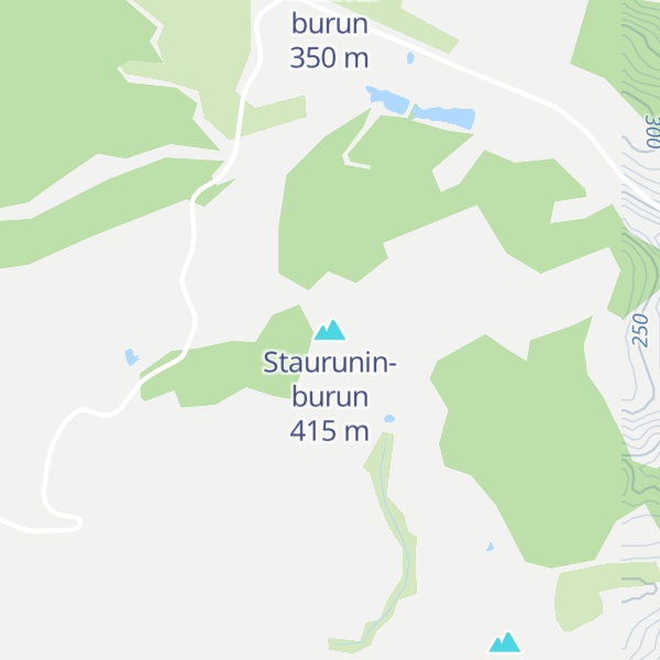 Map of Staurunin-burun