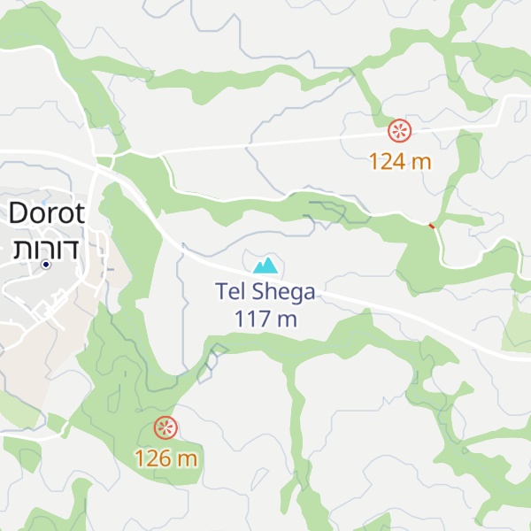 Map of Tel Shega