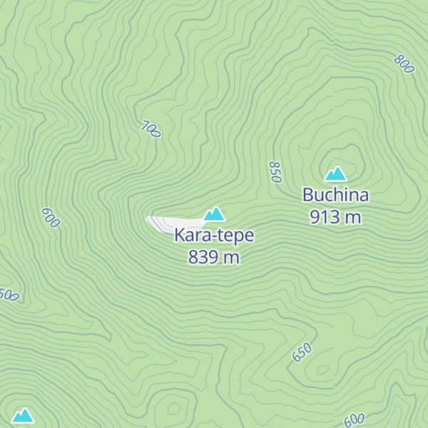 Map of Kara-tepe